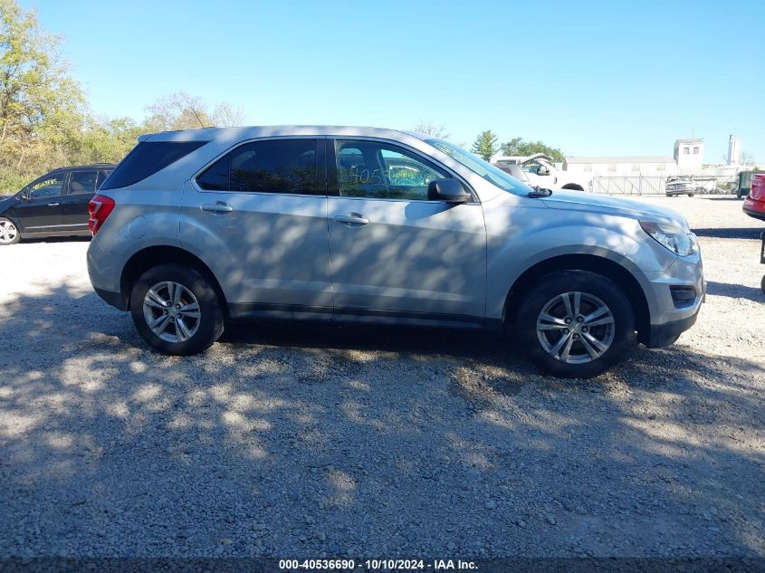 2016 Chevrolet Equinox Ls VIN: 2GNFLEEK6G6159686 Lot: 40536690