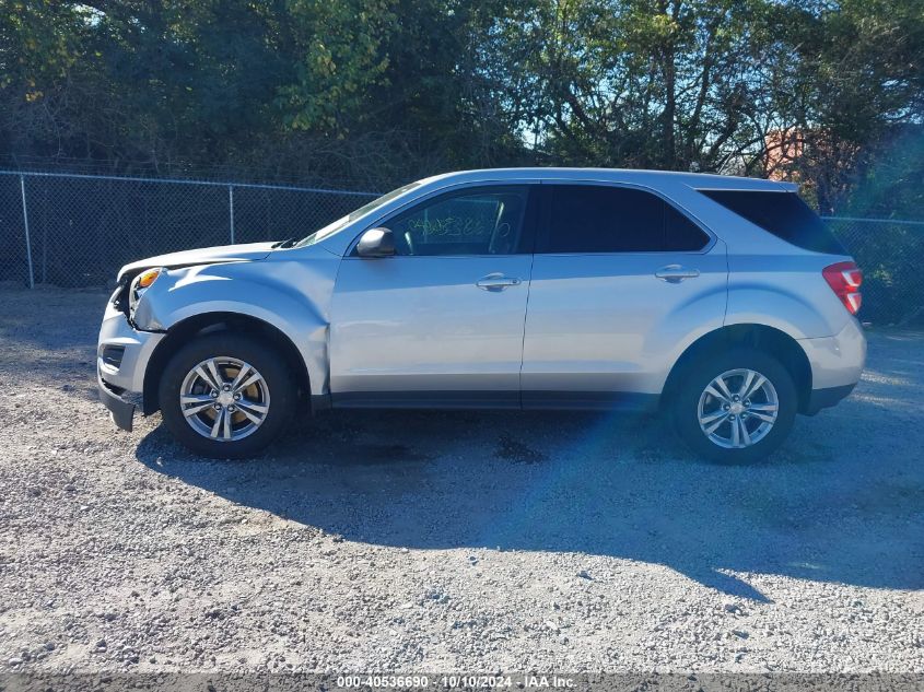 2016 Chevrolet Equinox Ls VIN: 2GNFLEEK6G6159686 Lot: 40536690