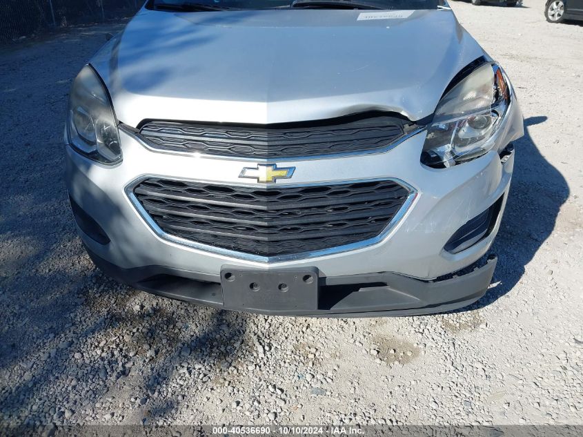 2016 Chevrolet Equinox Ls VIN: 2GNFLEEK6G6159686 Lot: 40536690