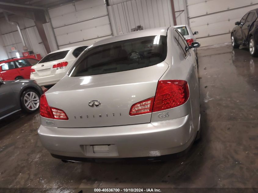 2003 Infiniti G35 Luxury Leather VIN: JNKCV51E93M331239 Lot: 40536700