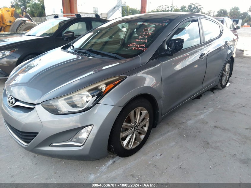 KMHDH4AE1FU413330 2015 Hyundai Elantra Se