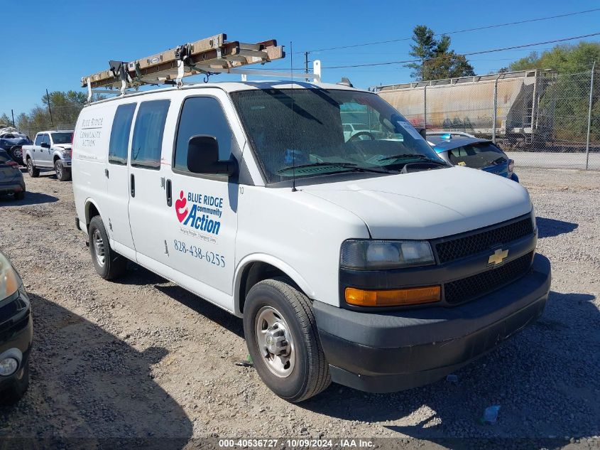 2020 Chevrolet Express Cargo Rwd 2500 Regular Wheelbase Wt VIN: 1GCWGAFP7L1240709 Lot: 40536727