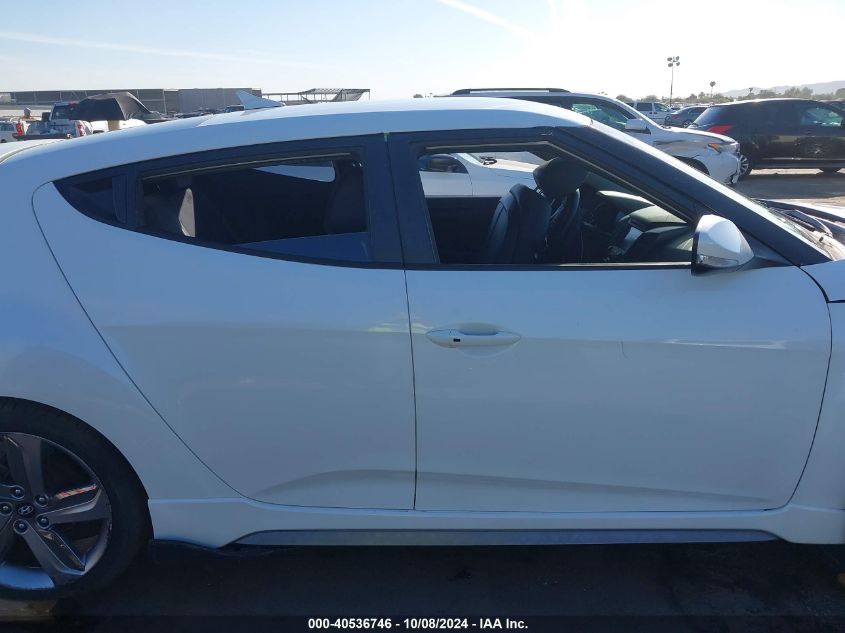 2015 HYUNDAI VELOSTER TURBO - KMHTC6AE9FU221370