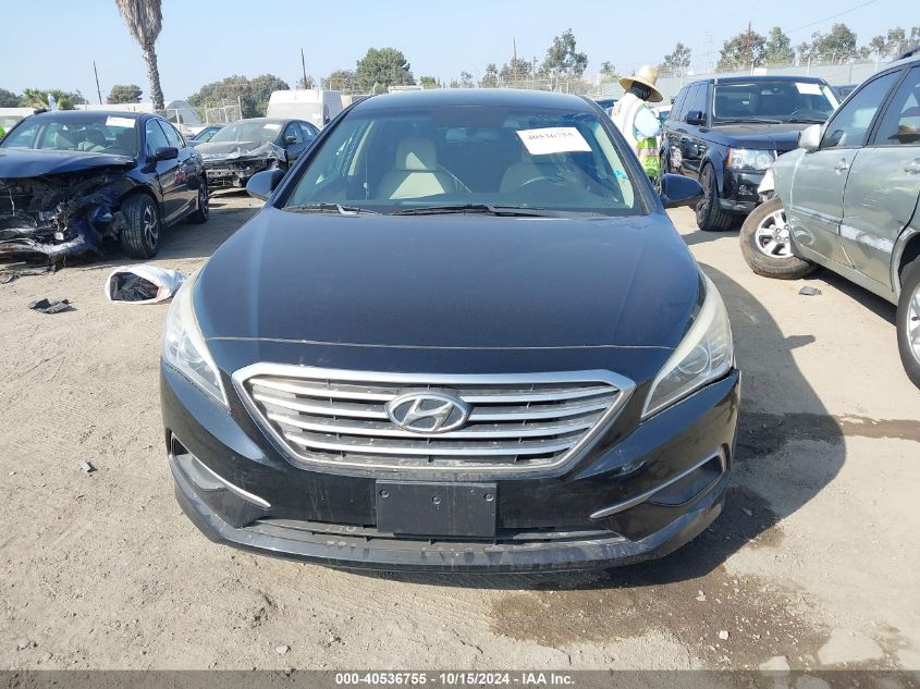 2017 Hyundai Sonata Se VIN: 5NPE24AF2HH588783 Lot: 40536755