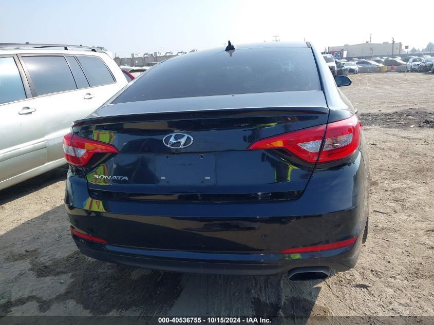 2017 Hyundai Sonata Se VIN: 5NPE24AF2HH588783 Lot: 40536755