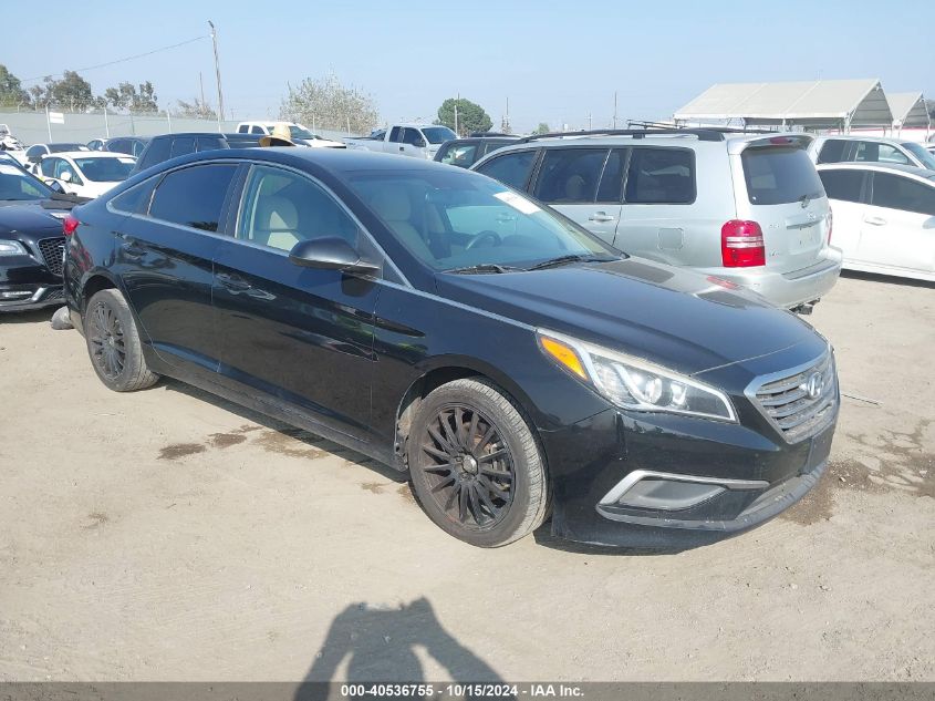 2017 Hyundai Sonata Se VIN: 5NPE24AF2HH588783 Lot: 40536755