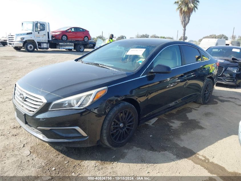 2017 Hyundai Sonata Se VIN: 5NPE24AF2HH588783 Lot: 40536755