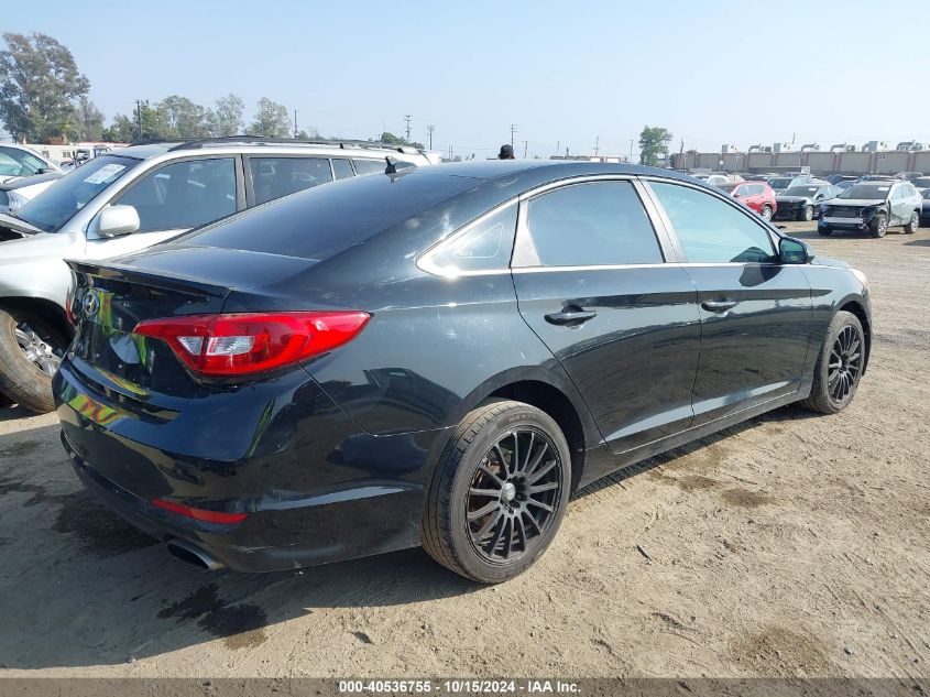 2017 Hyundai Sonata Se VIN: 5NPE24AF2HH588783 Lot: 40536755