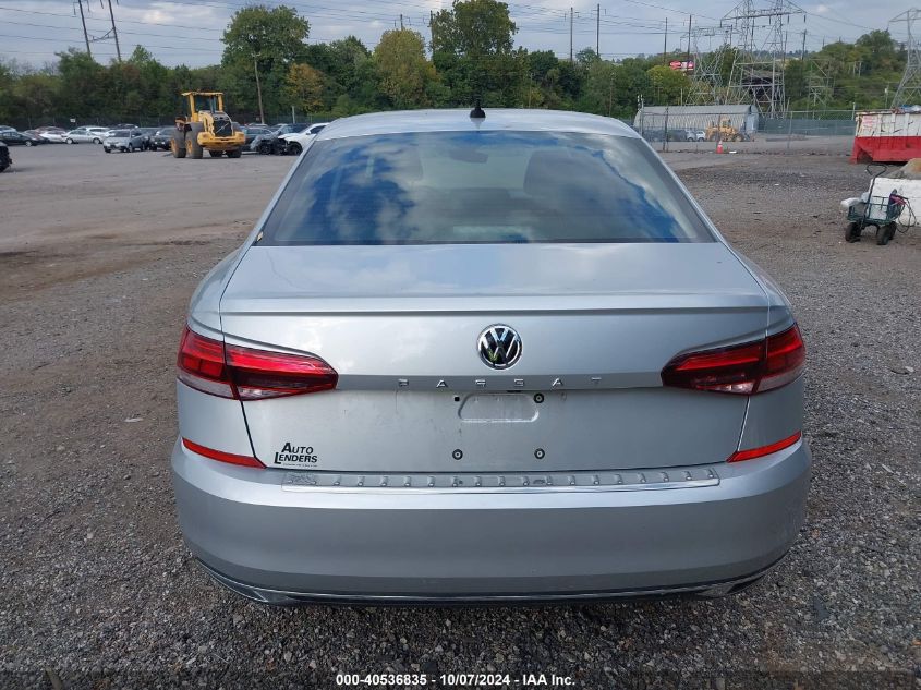 1VWSA7A36MC000139 2021 Volkswagen Passat 2.0T Se