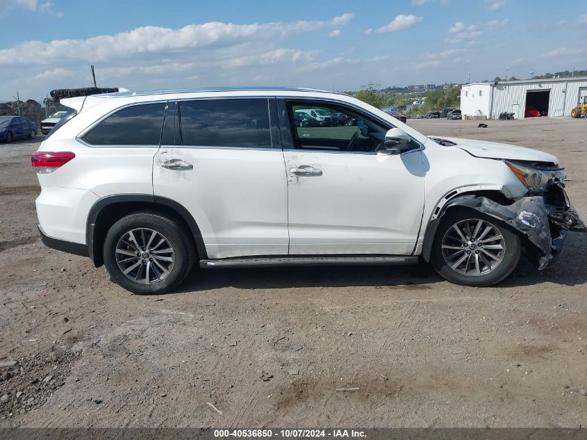 5TDKZRFHXJS548361 2018 Toyota Highlander Xle