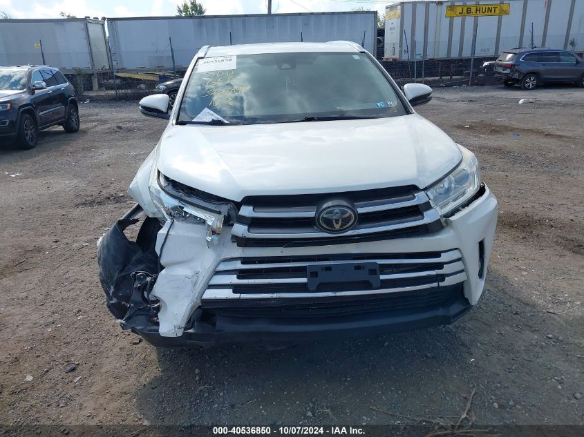 5TDKZRFHXJS548361 2018 Toyota Highlander Xle