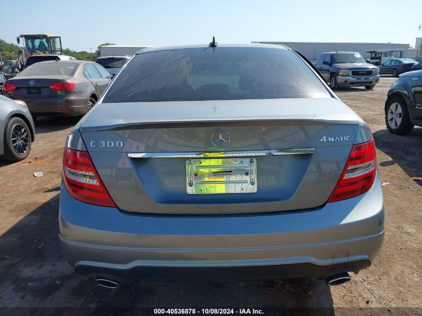 2013 Mercedes-Benz C 300 Luxury 4Matic/Sport 4Matic VIN: WDDGF8ABXDR286765 Lot: 40536878