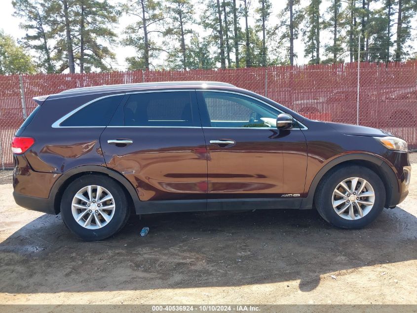 2016 KIA SORENTO 3.3L LX - 5XYPGDA57GG046313