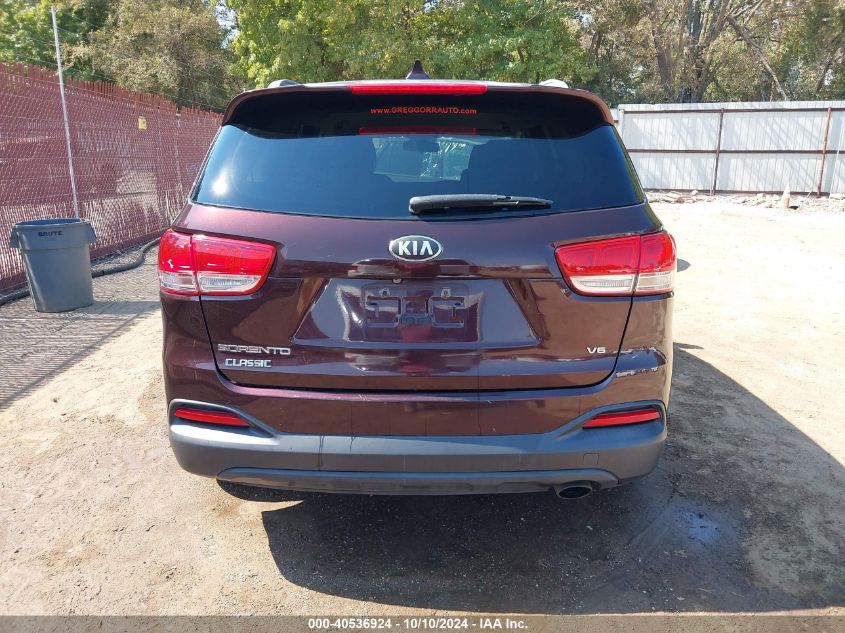 2016 KIA SORENTO 3.3L LX - 5XYPGDA57GG046313