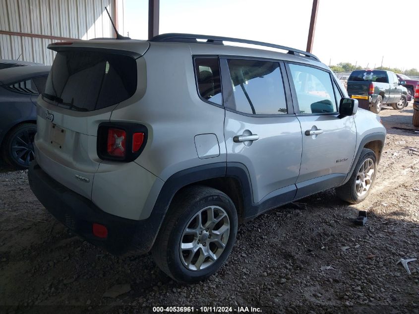 VIN ZACCJBBB5HPE85097 2017 Jeep Renegade, Latitude 4X4 no.4