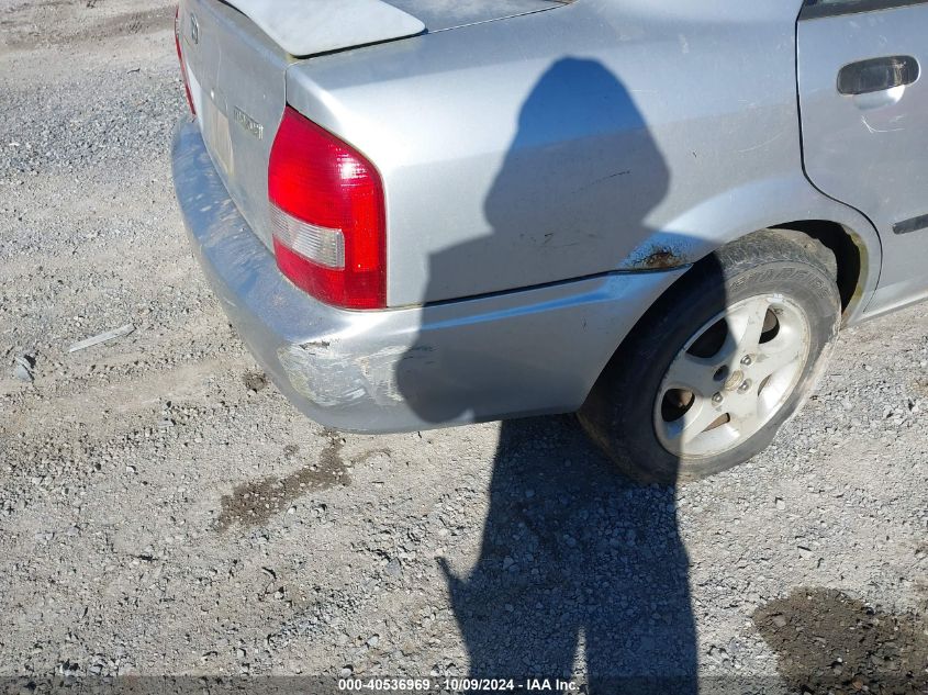 2003 Mazda Protege Dx/Es/Lx VIN: JM1BJ225230151047 Lot: 40536969