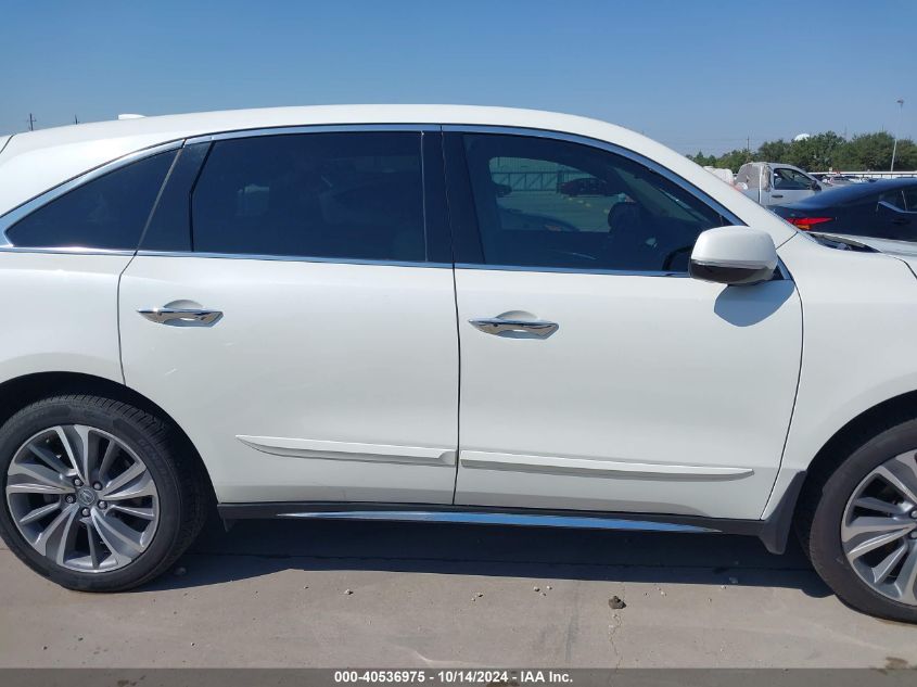 2018 Acura Mdx Technology Package Acurawatch Plus Pkg VIN: 5J8YD3H55JL000778 Lot: 40536975