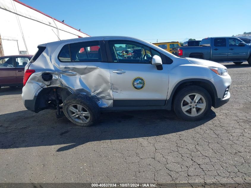 2018 Chevrolet Trax Ls VIN: KL7CJNSBXJB709088 Lot: 40537034