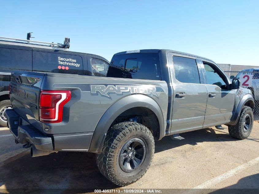 2018 Ford F-150 Raptor VIN: 1FTFW1RG3JFA44166 Lot: 40537113