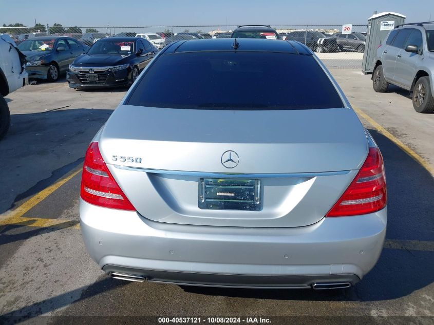 2012 Mercedes-Benz S 550 VIN: WDDNG7DB6CA454795 Lot: 40537121