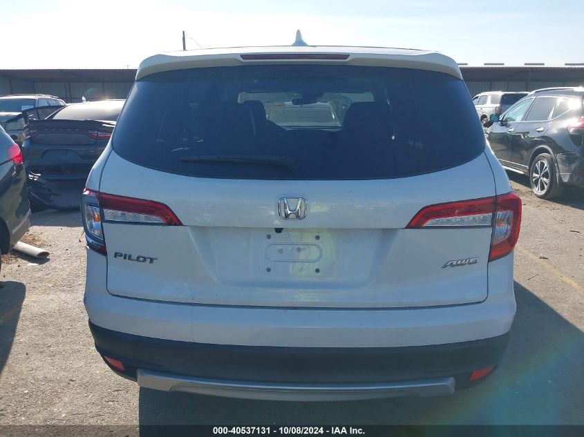 2021 Honda Pilot Exl VIN: 5FNYF6H52MB063161 Lot: 40537131