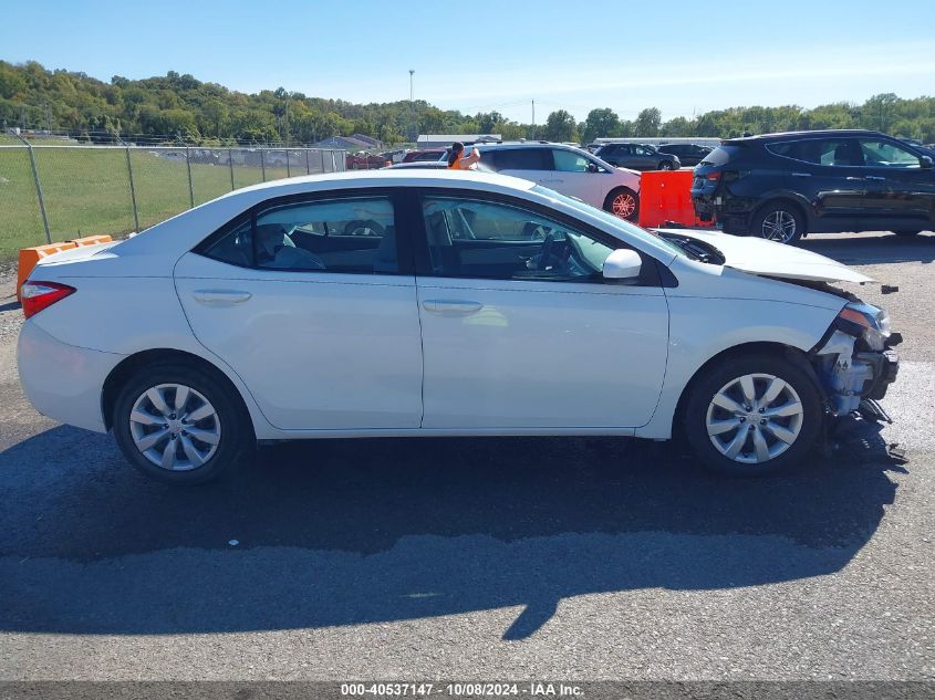 2015 TOYOTA COROLLA LE - 5YFBURHE3FP344017