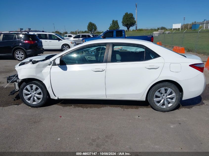 2015 TOYOTA COROLLA LE - 5YFBURHE3FP344017