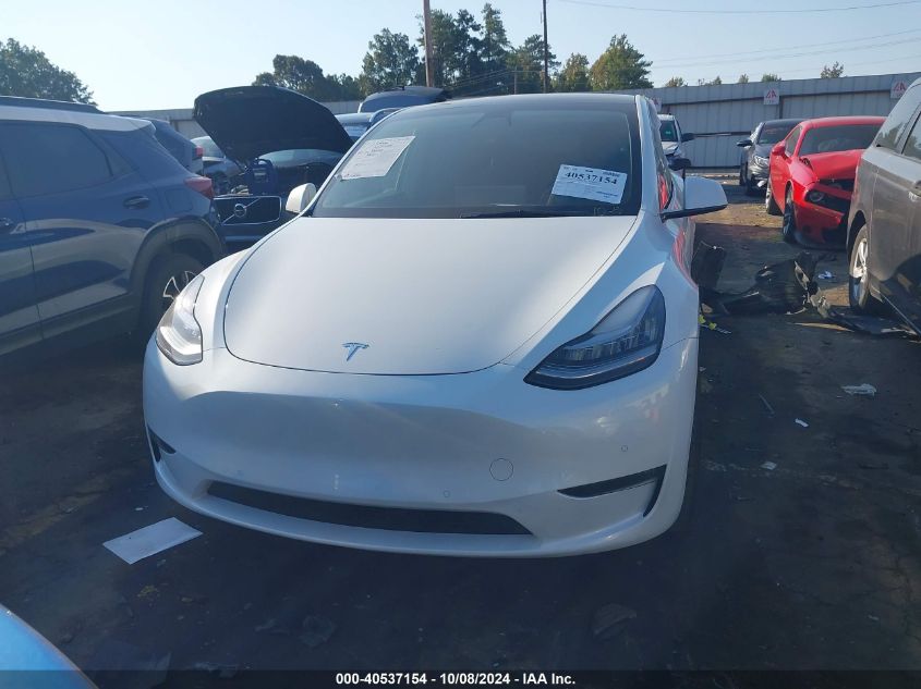 2021 TESLA MODEL Y LONG RANGE DUAL MOTOR ALL-WHEEL DRIVE - 5YJYGDEE9MF288375