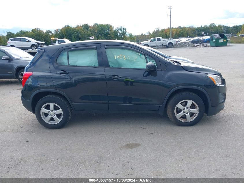 2016 Chevrolet Trax 1Ls VIN: KL7CJNSB9GB733777 Lot: 40537157