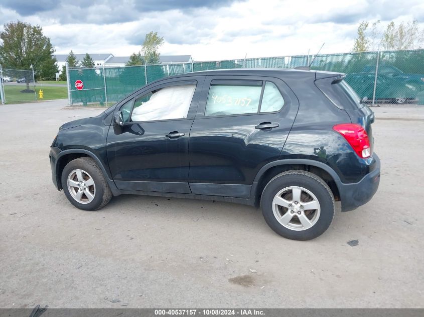 2016 Chevrolet Trax 1Ls VIN: KL7CJNSB9GB733777 Lot: 40537157