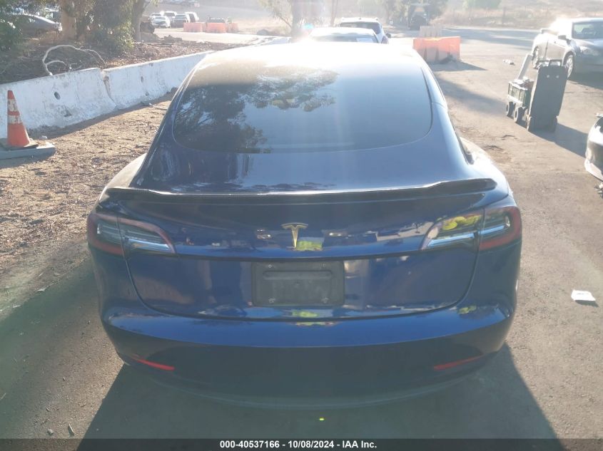 2022 Tesla Model 3 VIN: 5YJ3E1EA6NF207233 Lot: 40537166