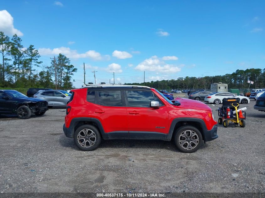 2015 Jeep Renegade Limited VIN: ZACCJBDT0FPB70050 Lot: 40537175