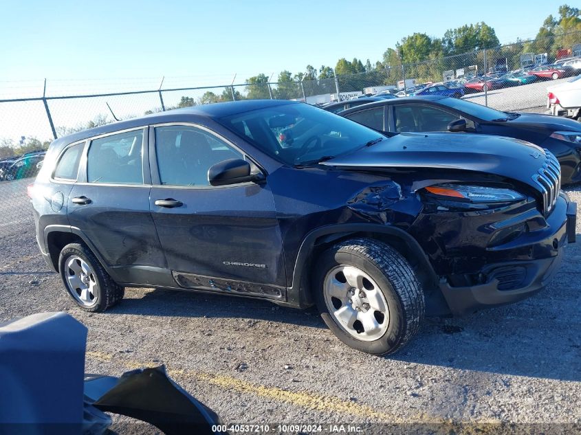 2015 Jeep Cherokee Sport VIN: 1C4PJLAB3FW517022 Lot: 40537210