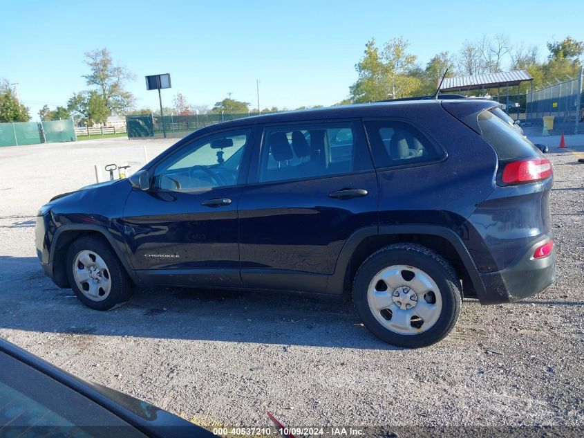 2015 Jeep Cherokee Sport VIN: 1C4PJLAB3FW517022 Lot: 40537210