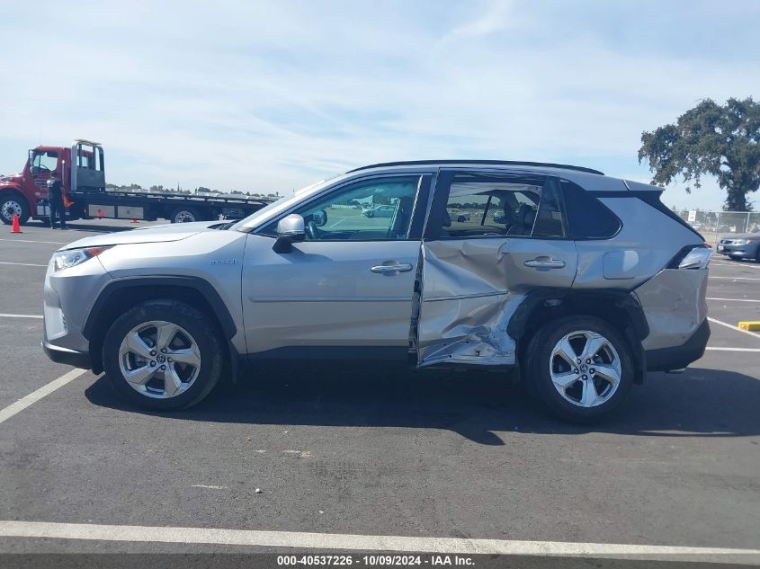 2T3DWRFV7KW034619 2019 Toyota Rav4 Hybrid Limited