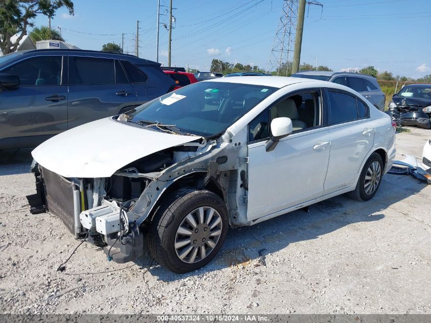 2013 Honda Civic Lx VIN: 19XFB2F50DE068640 Lot: 40537324