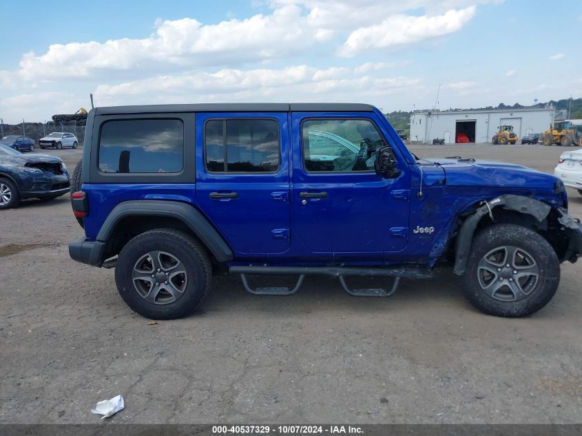 2019 Jeep Wrangler Unlimited Sport S 4X4 VIN: 1C4HJXDG5KW605230 Lot: 40537329