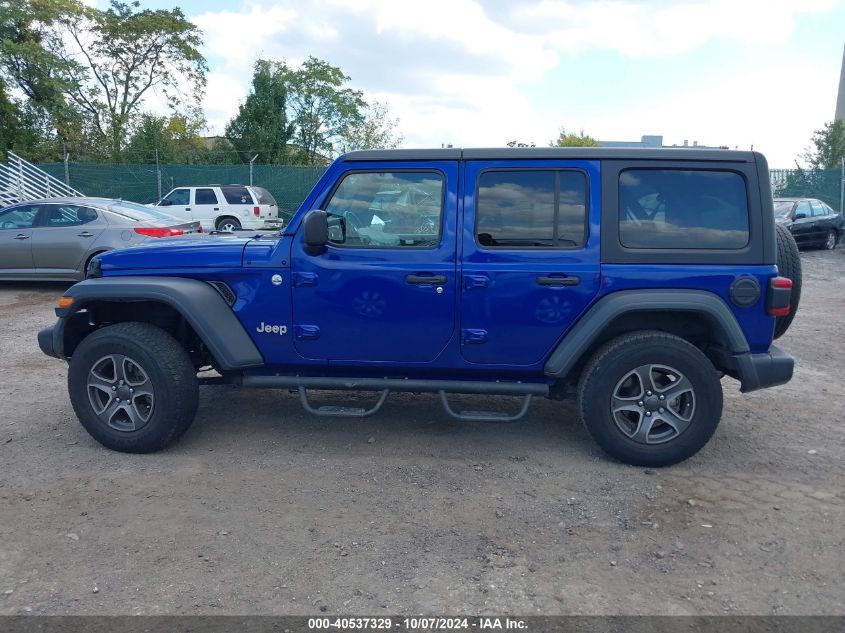 2019 Jeep Wrangler Unlimited Sport S 4X4 VIN: 1C4HJXDG5KW605230 Lot: 40537329