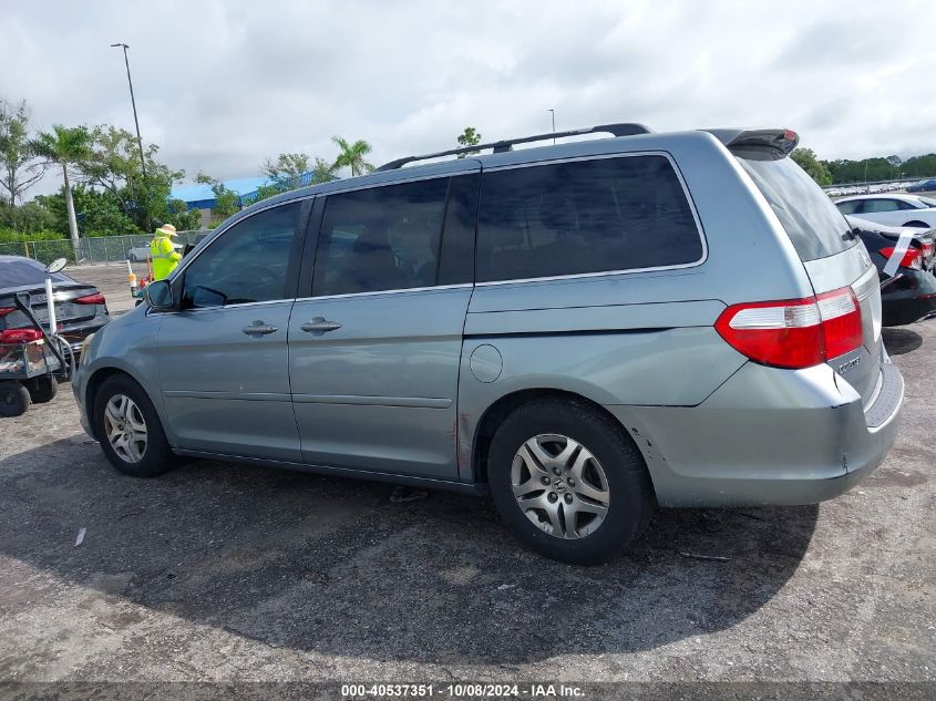 2006 Honda Odyssey Exl VIN: 5FNRL38786B036367 Lot: 40537351