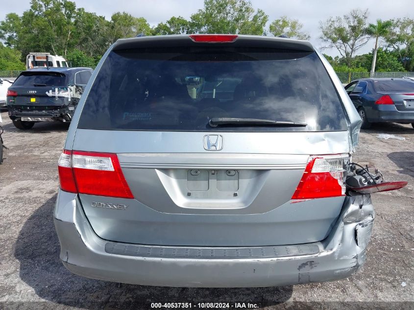 2006 Honda Odyssey Exl VIN: 5FNRL38786B036367 Lot: 40537351