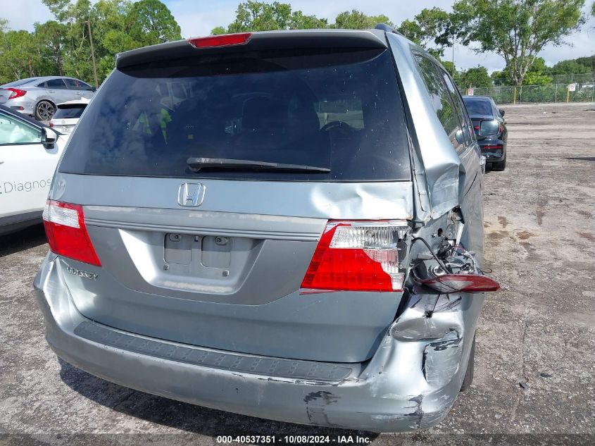 2006 Honda Odyssey Exl VIN: 5FNRL38786B036367 Lot: 40537351