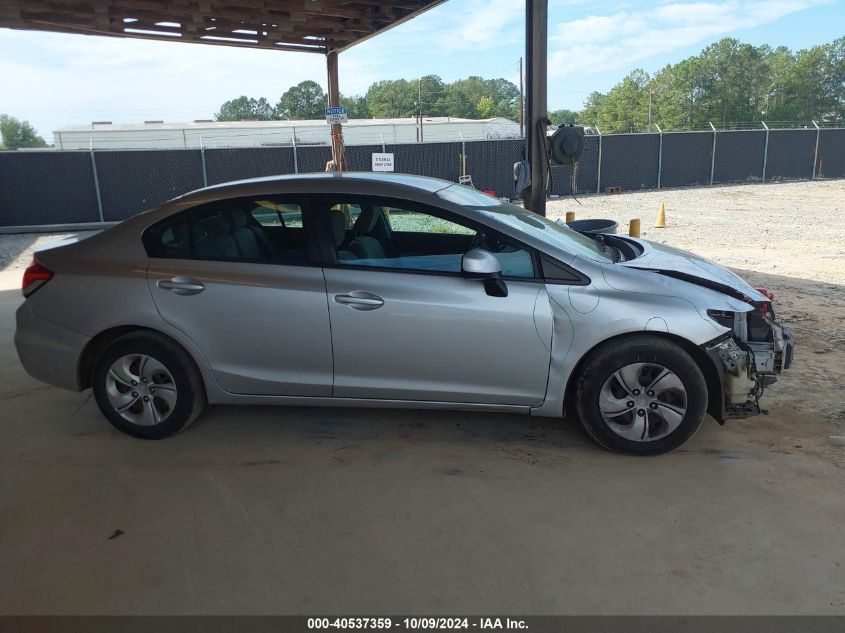 2013 Honda Civic Lx VIN: 19XFB2F55DE280689 Lot: 40537359