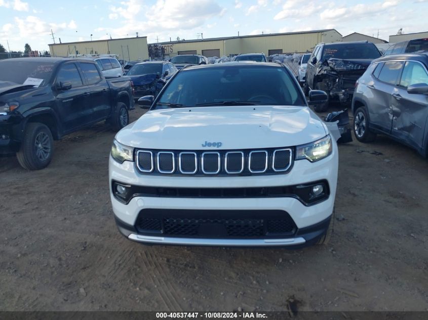 3C4NJDCB4NT223790 2022 Jeep Compass Limited 4X4