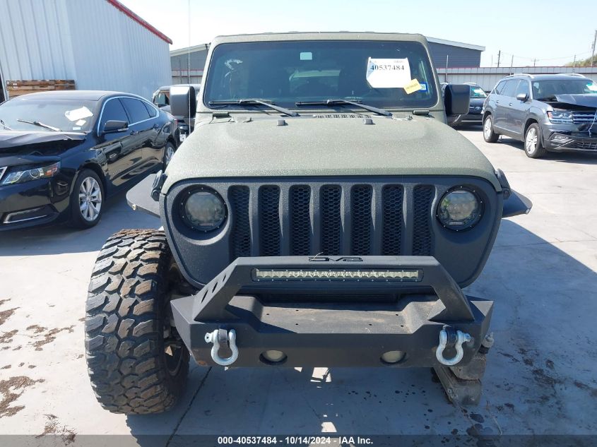 2018 Jeep Wrangler Unlimited Sport S 4X4 VIN: 1C4HJXDG3JW316846 Lot: 40537484