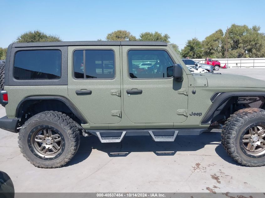 2018 Jeep Wrangler Unlimited Sport S 4X4 VIN: 1C4HJXDG3JW316846 Lot: 40537484