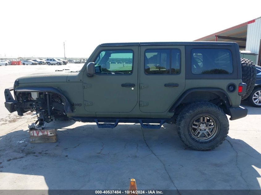 2018 Jeep Wrangler Unlimited Sport S 4X4 VIN: 1C4HJXDG3JW316846 Lot: 40537484