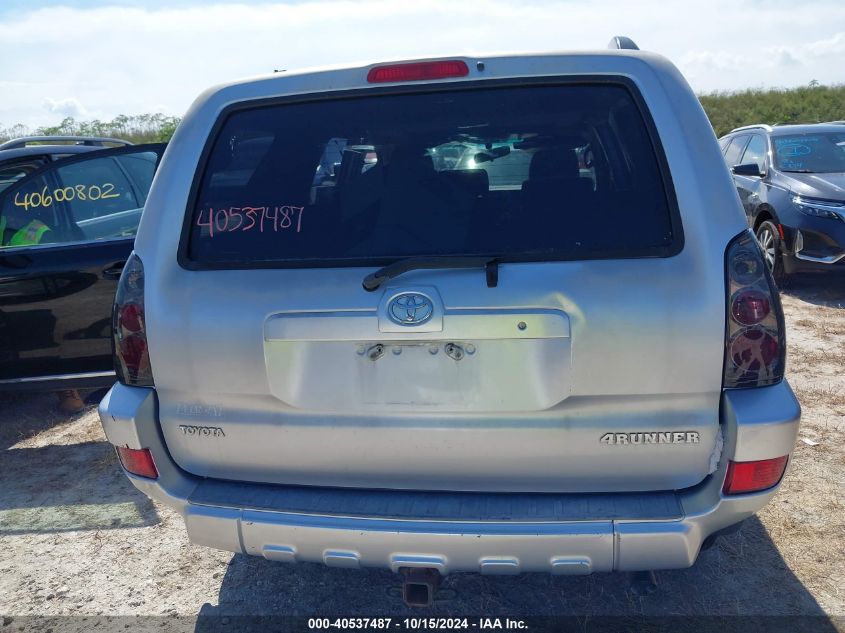 2005 Toyota 4Runner Sr5 V6 VIN: JTEZU14R758039554 Lot: 40537487