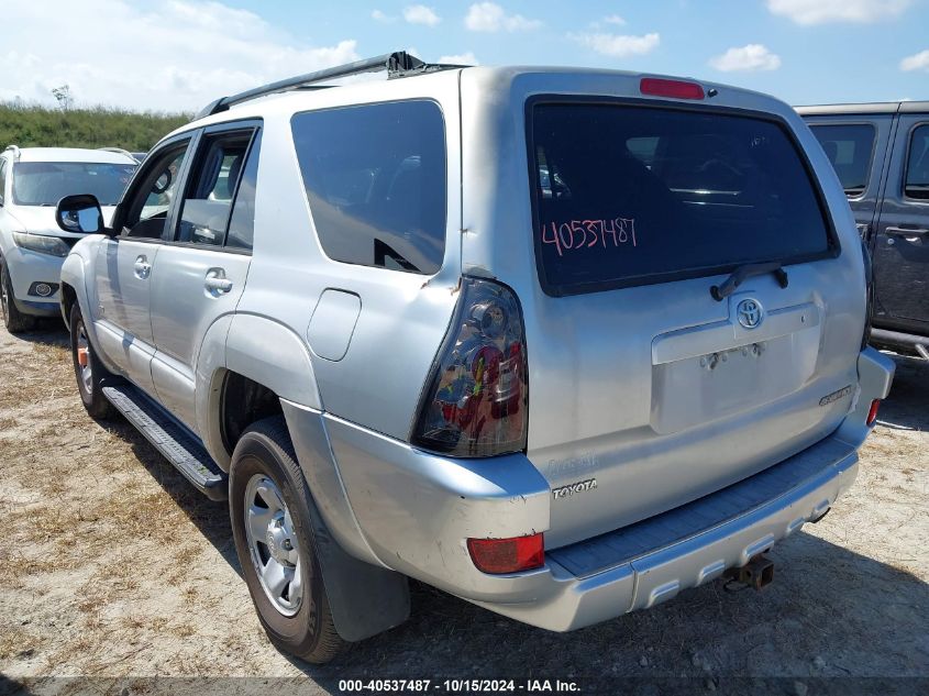 2005 Toyota 4Runner Sr5 V6 VIN: JTEZU14R758039554 Lot: 40537487