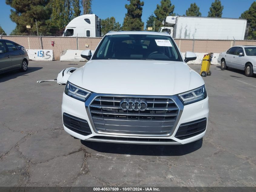 2019 Audi Q5 45 Premium VIN: WA1BNAFY7K2099365 Lot: 40537509