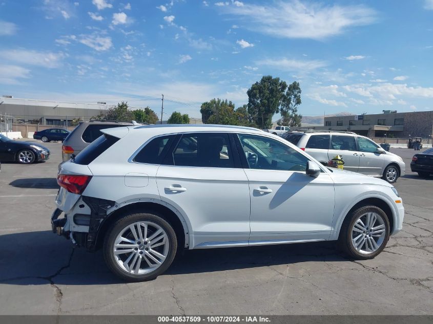 2019 Audi Q5 45 Premium VIN: WA1BNAFY7K2099365 Lot: 40537509